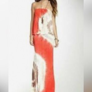 Young Fabulous & Broke Sydney maxi dress in orange. XS